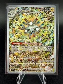 Pokemon Center Stamped Magneton 159 SVP Black Star Promo Surging Sparks Holo NM - Image 1