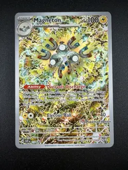 Pokemon Center Stamped Magneton 159 SVP Black Star Promo Surging Sparks Holo NM - Image 2