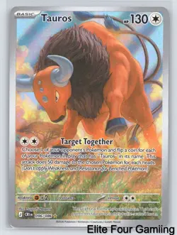 Tauros 096/086 Shiny Rare ME04: Chaos Rising Pokemon Near Mint - Image 1