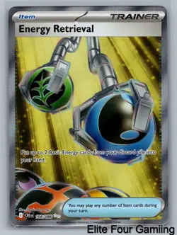 Energy Retrieval 108/086 Ultra Rare ME04: Chaos Rising Pokemon Near Mint - Image 1