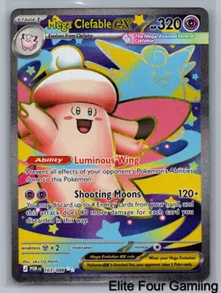 Mega Clefable ex 103/088 Ultra Rare Perfect Order Pokemon Near Mint - Image 1