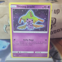 Pokemon Shining Jirachi 42/73 Shining Legends Shiny Holo Rare English 70 HP 2017 - Image 1