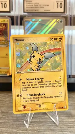 Pokemon Minun 67/101 Hidden Legends Reverse Holo - MP - Image 1