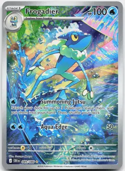 Frogadier 089/086 Holo Illustration Rare Chaos Rising Pokemon Holo Near Mint - Image 1
