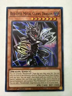 Yugioh - Red-Eyes Metal Claws Dragon - Super - 1st - ALIN-EN025 - NM - Image 1