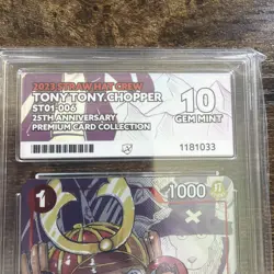 One Piec - Tony Tony Chopper English - ST01-006 25th Anniversary Premium ACE 10 - Image 3