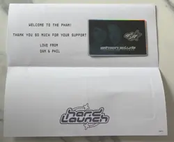 Dan & Phil Phan Club Patreon Phounding Member Card D&P Hard Launch Fan Club NEW - Image 1