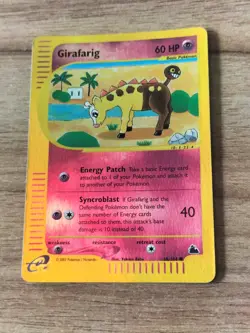 Girafarig - Skyridge 58/144 - Reverse Holographic Pokemon Card - Image 1