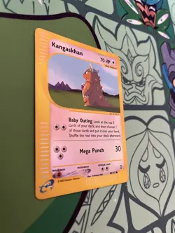 Reverse Holo Kangaskhan Aquapolis Set Pokemon Card 88/147 Vintage WOTC - Image 2
