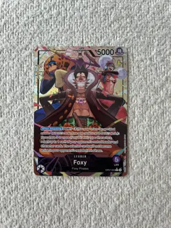 OP07-059 Foxy : Leader Alt Art Foil English One Piece TCG Card : OP07: 500 Years - Image 1