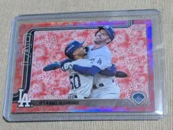 2025 Topps "Two in Blue" Dual Card Mookie Betts & Freddie Freeman Dodgers 2/5 - Image 1
