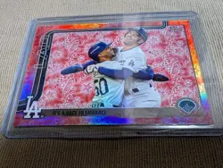2025 Topps "Two in Blue" Dual Card Mookie Betts & Freddie Freeman Dodgers 2/5 - Image 3