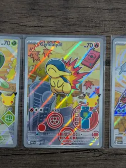 Pokemon First Partner Series 2 - Johto Starter Set Chikorita Cyndaquil Totodile - Image 3