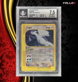 CARTA POKEMON LUGIA CRYSTAL DE 149/147 BGS 7.5 GRADATA TCG CARD BECKETT AQUAPOL - Image 1