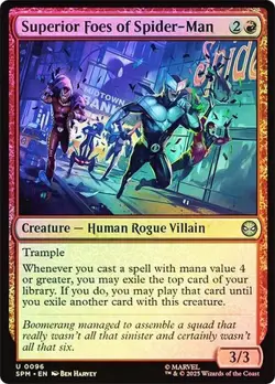 NM Foil Superior Foes of Spider-Man, MTG, Marvel's Spider-Man, Magic, 96 - Image 1