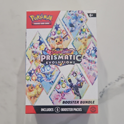 Pokemon TCG Prismatic Evolutions Booster Bundle - 6 Packs, 60 Cards, English - Image 1