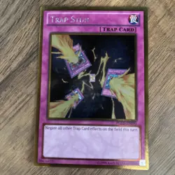 Trap Stun PGLD-EN090 Gold Rare UNL Edition YuGiOh Card NM - Image 1