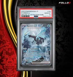 CARTA POKEMON KYUREM EX 165/086 PSA 10 GRADATA TCG CARD ITA - Image 1