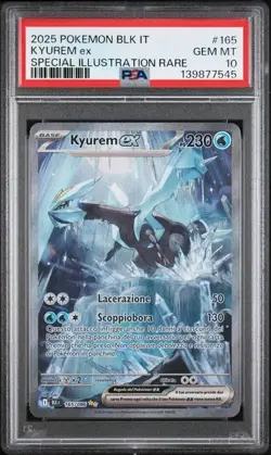 CARTA POKEMON KYUREM EX 165/086 PSA 10 GRADATA TCG CARD ITA - Image 2