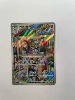 Machoke 177/165 Sv: Scarlet & Violet 151 Holo Pokemon Card NM - Image 1