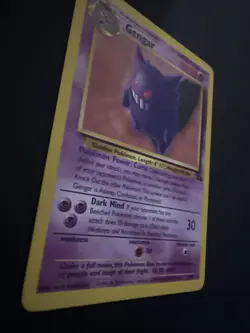 Pokemon TCG Fossil Gengar 20/62 Non-Holo Rare Trading Card - Image 2