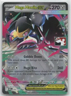 Mega Mawile ex 094/132 Holo Double Rare Prize Pack Series Cards Pokemon Holo NM - Image 1
