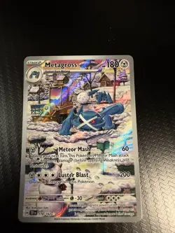 $35 title: Pokemon Metagross ex Full Art Holo Near Mint English Collectible Card - Image 1