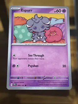 Espurr - 084/191 - Surging Sparks Pokemon Card - Image 1
