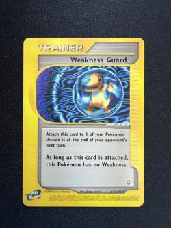 Bubble Charmander Weakness Guard 141/147 Aquapolis Set Pokemon Trading Cards LP - Image 1