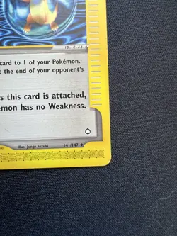 Bubble Charmander Weakness Guard 141/147 Aquapolis Set Pokemon Trading Cards LP - Image 5
