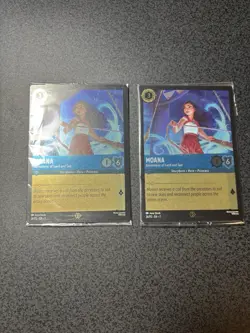 Cinemark Disney's Lorcana Moana Adventurer of Land and Sea Promo Card 26/P2 X2 - Image 1