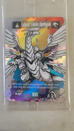 Knights And Summons Tcg Silver Slate Dragon Promo Card - Image 3