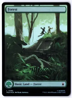 Forest (0285) MSH 285 Magic: The Gathering Foil Land NM - Image 1