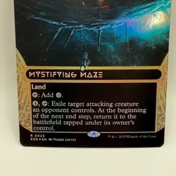 Mystifying Maze 0029 Rare Foil Borderless Foundations MTG Magic Card 2025 - Image 2