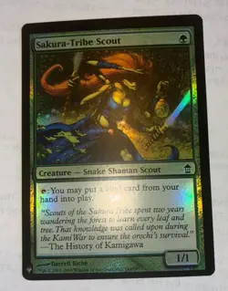 Sakura-Tribe Scout FOIL Saviors of Kamigawa The List Reprints NM - Image 1
