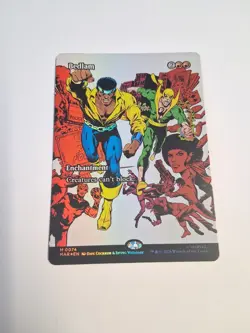 MTG Marvel Super Heroes BEDLAM Borderless Foil Mythic #074 - Image 1