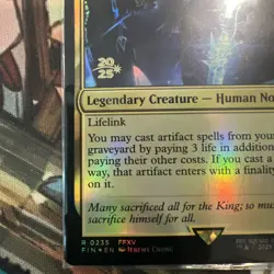 Noctis, Prince of Lucis FIN 0235 SEALED Prerelease Foil Stamped Promo - FF MTG - Image 4