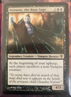 MTG, ANOWON, THE RUIN SAGE (WWK) NM OR BETTER CONDITION - Image 2
