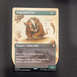 Badgermole Cub (Borderless) Avatar: The Last Airbender Regular - Image 1