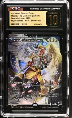 Herald of Eternal Dawn (Showcase, Foil) - Foundations - CGC Pristine 10 - Image 1