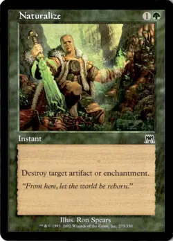 Naturalize 275 Common Onslaught Magic: The Gathering Near Mint - Image 1