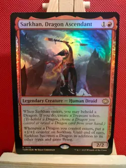 Sarkhan, Dragon Ascendant FOIL - Tarkir Dragonstorm - Rare - NM - MTG - Image 1