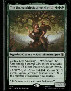 The Unbeatable Squirrel Girl 193 R Marvel Super Heroes Magic: The Gathering NM - Image 1