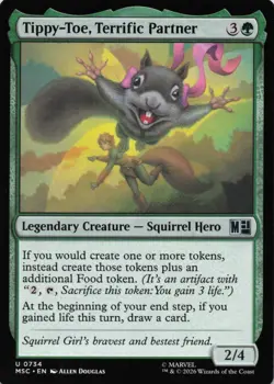 Tippy-Toe, Terrific Partner 734 Commander: Marvel Super Heroes MTG NM/M - Image 1
