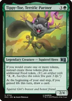 Tippy-Toe, Terrific Partner 734 Commander: Marvel Super Heroes MTG NM/M - Image 3