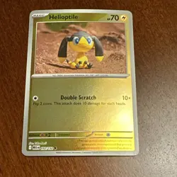 Helioptile 052/132 Mega Evolution Reverse Holo Pokemon TCG Card - Image 1