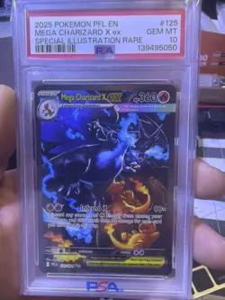 PSA 10 🔥 Mega Charizard x EX Special Illustration Rare #125 2025 Pokemon - Image 1