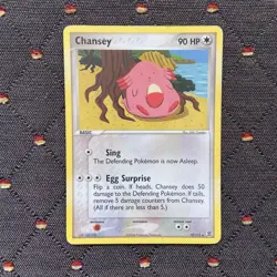 Chansey EX FireRed & LeafGreen 19/112 Pokemon TCG | Miki Tanaka | HP - Image 1