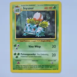 Ivysaur 30/102 Uncommon Base Set Pokemon Card WOTC 1999 NM - Image 1