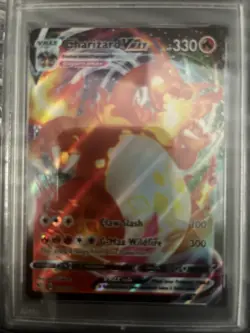 2020 Pokemon SWSH FA/Charizard VMAX Darkness Ablaze Psa 9 - Image 2